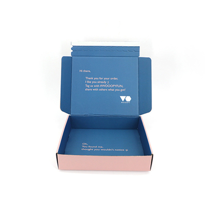 Printed Custom Apparel Packaging Boxes Garment Packing Recycle 2.15mm Thickness